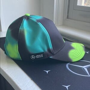 Mercedes-Benz AMG Petronas Formula One Tie-Dye Hat adjustable never worn